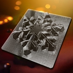 Форма для дубайского шоколада "Снежинка"